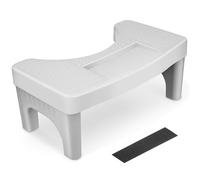 BIUDECO Sgabello Wc Richiudibile per Adulti in Pp Multiuso, Design Minimalista e Facile da Pulire, come Scalino per Bagno e Supporto per Postura Accovacciata