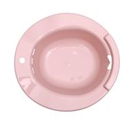BIUDECO Sitz Bath per Donne Bagno Post Parto Rosa Facile Usare per Compatibile con Wc Design Pratico Fissaggio