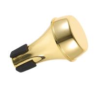 BIUDECO Sordina Dritta per Tromba in Abs Mini Silenziatore per Tromba Design Leggero e Compatto, Accessorio per Trombettisti per Pratica e Miglioramento Esecutivo, Colore Oro, Facile