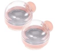 BIUDECO Spazzola per Massaggio del Capelluto in Materiale Delicato Rosa Setole in Pp Ps e Tpr, Produce Ricca Schiuma, per Uso Quotidiano e Regalo