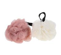 BIUDECO Spugna da Bagno Luffa 2 Pezzi Grande Morbida in Rete Esfoliante per Corpo Schiuma Ricca per Pelle Sensibile, Palline Scrub Doccia Ergonomiche per Uso Quotidiano in Famiglia