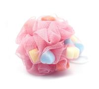 BIUDECO Spugna Da Doccia Leggera E Morbida 4 Pezzi Colori Misti Per Bagno Per Adulti E Bambini A Forma Di Cuore Facile Da