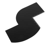 BIUDECO Strumento Di Allineamento Per Barberia Con Ruler Integrato Guida Per Modellare La Dei e La Barba Per Tagli Precisi e Styling Professionale