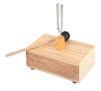 BIUDECO Strumento per Esperimenti Fisici con Martello e Base in Legno Strumento Robusto per Insegnamento e Meditazione