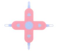 BIUDECO Strumento per Pulizia Orecchie 4 in 1, Pulisci Naso e Orecchie per Ragazzo Ragazza, Design a Croce, Taglio Unghie Sicuro, Pp e Pet, Rosa