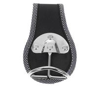 BIUDECO Supporto Gancio Porta Attrezzi in Ferro e Nailon, Resistente, per Cintura Fino a 8cm, per Elettricisti e Operai, Facile Estrazione Utensili