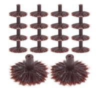 BIUDECO Supporto per Albero Miniatura 50 Pezzi Base in Plastica Marrone per Modellismo con Design Realistico per Diorama e Architettura