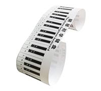 BIUDECO Tastiera Per Pianoforte 3d Per Principianti Adesivi Per Tasti Guida Alla Pratica Per Esercitarsi Facile Da Trasportare e Usare Per Apprendere Note e Spartiti Musicali