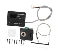 BIUDECO Ukulele Pickup con Equalizzatore Digitale Bande e Accordatore LCD Clip Preamplificatore Piezoelettrico per Chitarra Acustica per Palco Registrazioni e Pratica Casa