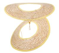 BIUDECO Visiera Parasole a Larghezza Ampia per Casco Rigido da Cantiere Uomo Accessorio Traspirante in Paglia Resistente Protezione Solare per Lavoratori all'Aperto 2 Colore Casuale