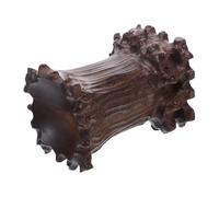 BIUDECO Wood Sphere Display Stand in Artistic Root Carved Design Handcrafted Crystal Ball Holder With Smooth Polished Surface Natural Wood Texture Pedestal For Elegant Home Decor And