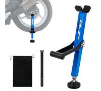 BIUGERCN Cavalletto Sollevamento Moto Cavalletto Moto Posteriore con Maniglia Pieghevole per la Maggior Parte delle Ruote da Moto Dirt Pit Bike Street Bike On/off Road Blu