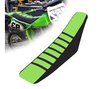 Biugercn Coprisedili universali per moto antiscivolo con cuscinetti morbidi per EXC XC SX FE TE WR CRF XR RMZ KLX YZ PW per la maggior parte delle moto da cross Enduro verde