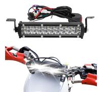 BIUGERCN Faretti LED per Moto Dirt Pit Bike Lampada Faro 60W 2500Lm Kit Luce di Guida 22mm Manubrio Universale per CRF XR EXC XC Te Fe KLX PW 50cc 80cc 110cc 150cc 250cc