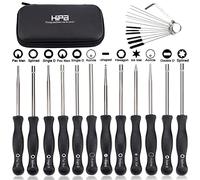 Biuhpa Set di 12 Strumenti di Regolazione del Carburatore Cacciaviti Carburazione Motosega 2 Tempi Attacco Splined/Cacciavite Pac man/Double D per Poulan Husqvarna STHIL Echo Decespugliatore