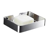 Biutimarden Portasapone Acciaio Inox Autoadesivo,Montaggio a Parete Senza Foratura Antiruggine Drenaggio Rapido Portasaponetta per Bagni Cucine(Spazzolato)