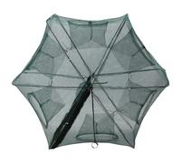 Biuzi Fishing Pot, 1Pc 6/12 Fori Rete da Pesca Automatica Gabbia per gamberetti Nylon Pieghevole Granchio Fish Trap Cast(6 Hole)