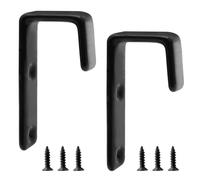 Bivethoi 2 staffe a gancio per scale per letto a castello, 2,5 cm, con rivestimento in PVC, ganci in metallo resistente per scale per letti a soppalco, accessori per scale da biblioteca