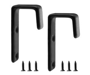 Bivethoi 2 staffe a gancio per scale per letto a castello, 2,5 cm, con rivestimento in PVC, ganci in metallo resistente per scale per letti a soppalco, accessori per scale da biblioteca