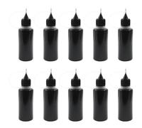 Bivethoi Flacone applicatore di precisione con punta da 20 ml, 10 flaconi in plastica con punta ad ago per quilling, pittura fai da te, pittura acrilica, artigianato, inchiostro ad alcool e uso