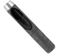 Bivethoi Punzone per punzonatura rotonda da 12 mm, in acciaio al carbonio, perforatore per fori in gomma, per cinturini, tessuti, tela, carta, plastica (metrico)