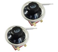 Bivethoi Termostato regolabile per controllo della temperatura, 250 V, 16 A, 50-300 °C, interruttore di temperatura per forno, riscaldatore, frigorifero, elettrodomestici