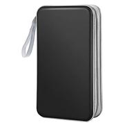 Bivisen Custodia a portafoglio per CD capacita 80 DVD VCD e Bluray