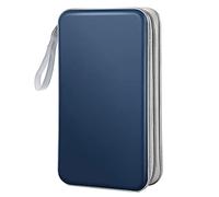 Bivisen - Custodia a portafoglio per CD, capacità 80 DVD, VCD, formato Blu-ray Equalizer 2.0 True Balance