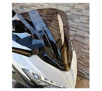 BIVOO Cupolino per Kawasaki per Ninja250 per Ninja400 per Ninja 250 per Ninja 400 per EX400 2018 2019 Moto Parabrezza Parabrezza Nero Parabrezza Deflettore (Colore : Smoke)