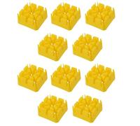 Biwwubik 10 pezzi. Blocco di fissaggio del nastro Supporto per cintura Blocco di Fissaggio Braccialetto Accorciamento Strumenti, colore casuale