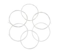 Biwwubik 100pcs Chitarra Classica 1 Set di Corde Placcate Chitarra Classica Superleggera Corde di Nylon Trasparente