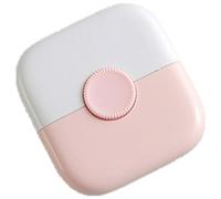 Biwwubik 2 in 1 Tagliacapelli Barbiere Pettine Frangetta Tagliacapelli Rimozione Mini Home Trucco Strumenti Rosa