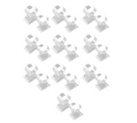 Biwwubik 20PCS Negozio al Dettaglio In Plastica Trasparente per Gioielli Supporto per Orologi Tipo C Scaffale Singolo Supporto Portaorologi Vetrina