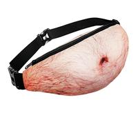 Biwwubik 3D Men - Borsa per la pancia della birra, 3D, regalo divertente, impermeabile, Come mostrato