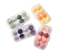 Biwwubik 4 Scatole Makeup Sponge Beauty Egg Makeup Puff Sponge Beauty Tool Puff Makeup Accessories