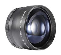 Biwwubik 58 mm 2 X Teleobiettivo Tele Convertitore per 18-55 mm