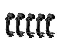 Biwwubik 6 pezzi, clip per microfono, clip a per microfono resistente agli urti, microfono e accessori musicali