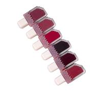 Biwwubik 6 PZ Lip Gloss Velvet Satin Labbra Smalto Labbra Gelato Labbra da di Bellezza Impermeabili A Lunga Durata