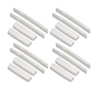 Biwwubik 8 Seghe con 16 Pezzi 6 Corde Acustica Chitarra Bone Bridge E Vero