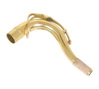 Biwwubik Accessori di Ricambio per Parti di Ricambio del Gomito del Tenore Alto In Rame Dorato con Porta da 28 mm per Sassofono