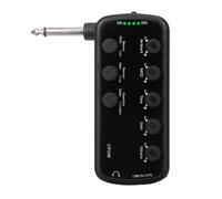 Biwwubik Amplificatore per Basso Effetti per Basso Amplificatore per Cuffie Portatile Plug And Play per Strumenti Musicali Elettrici