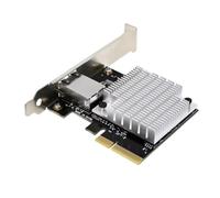 Biwwubik AQC107S Adattatore Ethernet da 10 GB Prestazioni della scheda Ethernet, Installazione facile da collegare e utilizzare efficienza energetica