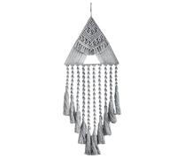 Biwwubik Arazzo Acchiappasogni Boho Macramé Acchiappasogni Nativo Acchiappasogni Boho Tessuto Ornamento per la Casa Acchiappasogni Ciondolo A