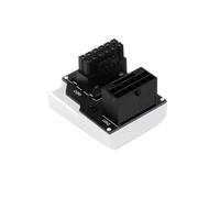 Biwwubik ATX3.0 12VHPWR 12+4 16Pin PCIe5.0 450W Adattatore per di Alimentazione Connettori a 180 Gradi per RTX 4090 4080 4070, RVs