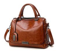 Biwwubik Borsa da alla moda Solid Rivet Cover Borsa a tracolla Capacity , , Einheitsgrrre
