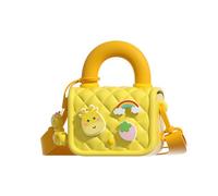 Biwwubik Borsa multifunzione per fotocamera per bambini, portatile, , borsa da polso, fotocamera blu, giallo.