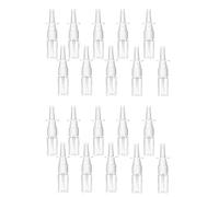 Biwwubik Bottiglia Nasale da 20 Pezzi, Trasparente, Piccola, Vuota, Riutilizzabile, con Spruzzatore A Nebulizzazione Fine per Viaggi, 10 Ml.