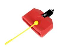 Biwwubik Campana per Mucca A, Strumenti A Percussione In Plastica Blocchi Rumori con di Plastica per Set di Batteria A Campana per Mucca Rosso