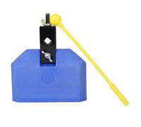 Biwwubik Campana per Mucche A, Strumenti A Percussione In Plastica Blocchi Rumorosi con di Plastica per Set di Batteria A Campana per Mucche Blu
