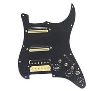 Biwwubik Chitarra Elettrica Singola, Singola, Doppio Pannello, Piccolo, Doppia Traccia con Taglio, Chitarra Elettrica Semplice con Interruttore di Taglio